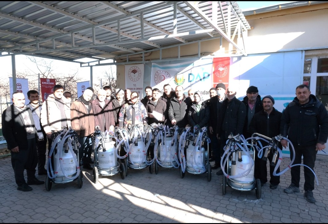 135 Üreticiye Süt Sağım Makinesi Dağıtıldı