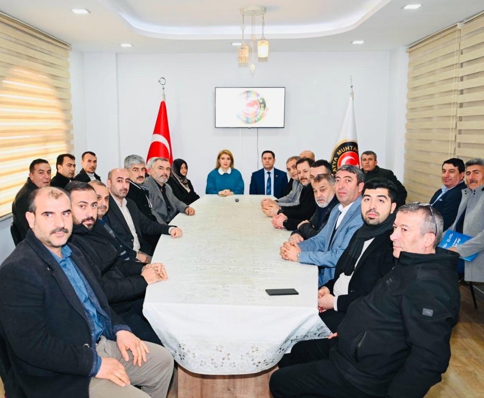 MİLLETVEKİLİ ÖLMEZTOPRAK MUHTARLARLA BİR ARAYA GELDİ