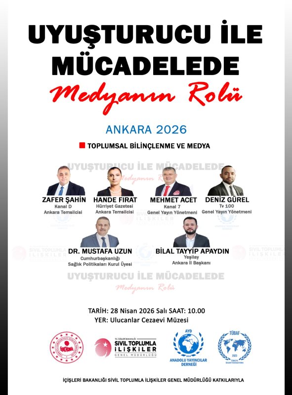 AYD’den 7 İlde “Uyuşturucu ile Mücadelede Medyanın Rolü” Paneli