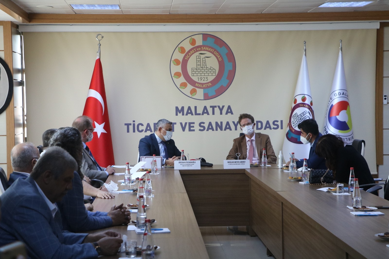 AB Türkiye Delegasyonu Başkanı’ndan MTSO’ya ziyaret