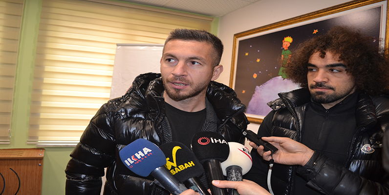 Adem ve Sadık Trabzon maçından umutlu