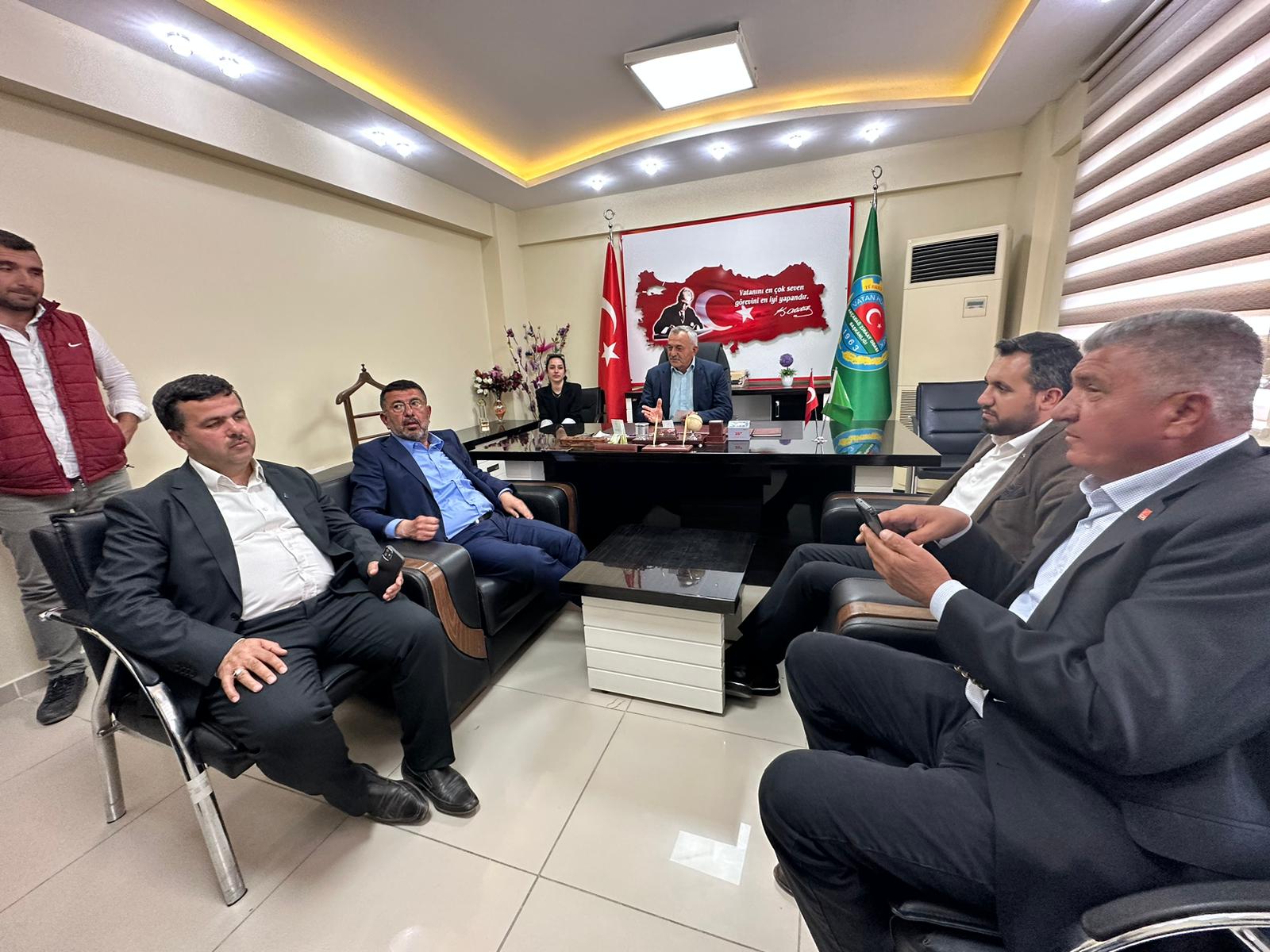 Ağbaba'dan Akçadağ Ziraat Odasına Ziyaret