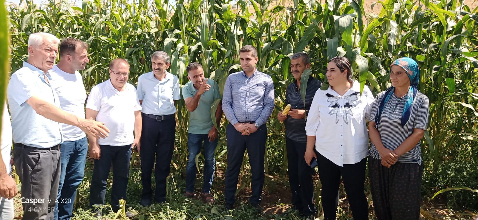 Akçadağ'da Mısır Hasat Tarla Günü Yapıldı