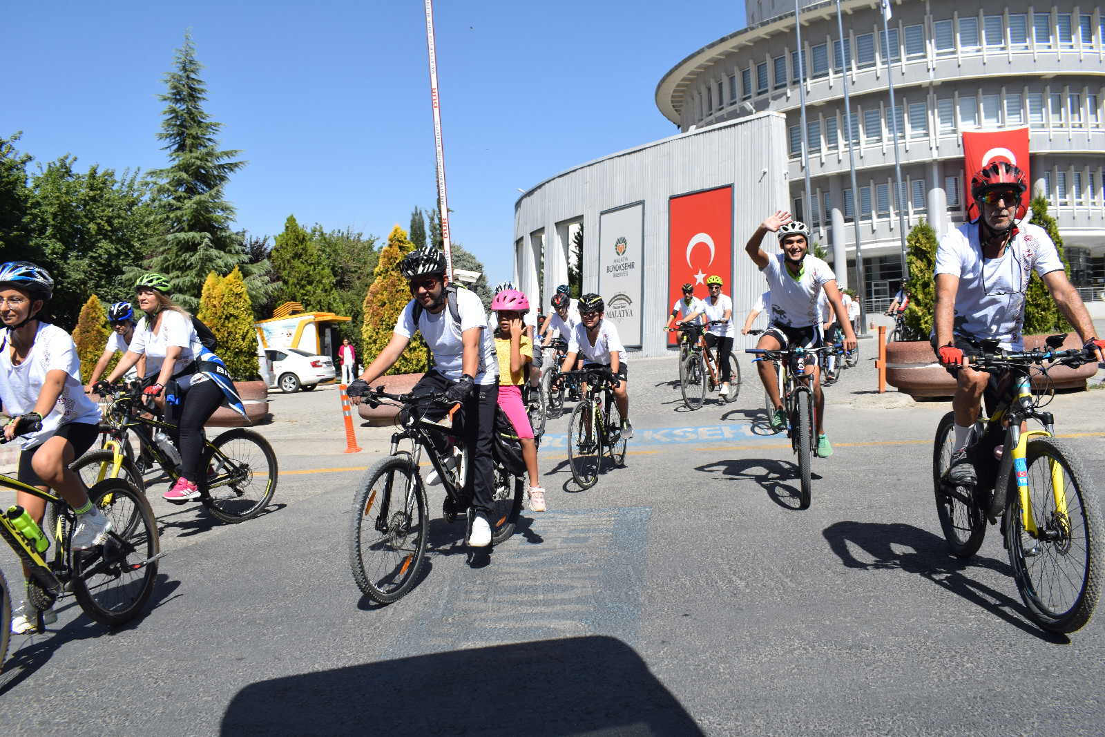 Arslantepe'ye Pedal Çevirdiler