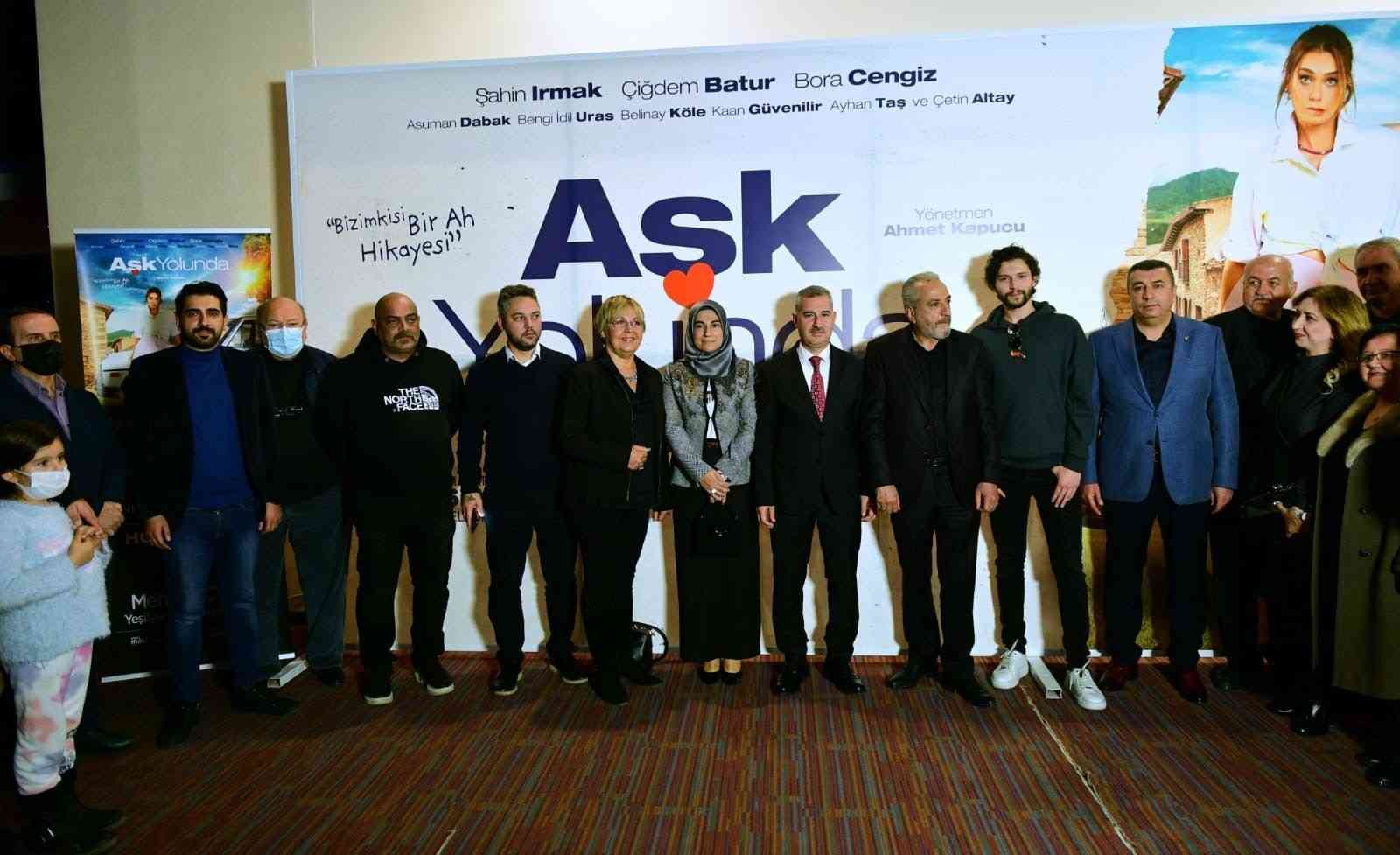 Aşk yolunda sinema filminin Malatya galası yapıldı
