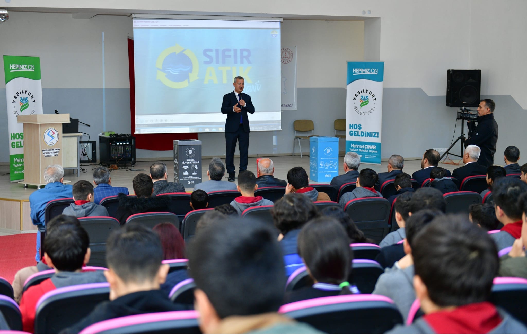 Başkan Çınar  Öğrencilere Sıfır Atığın Önemini Anlattı