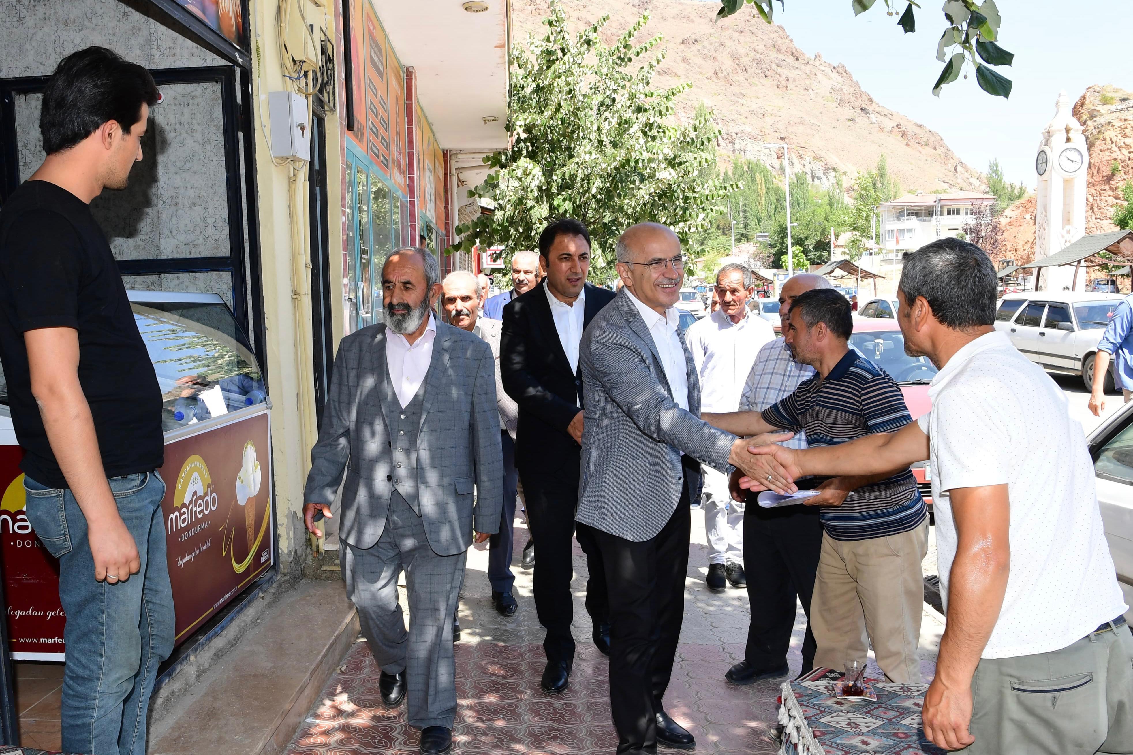 Başkan Er'den Kuluncak'a Ziyaret