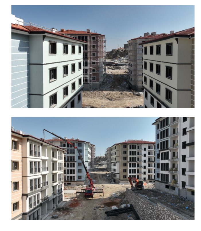 Başkan Gören Yapımı Devam Eden Konutlar Hakkında Bilgi Verdi