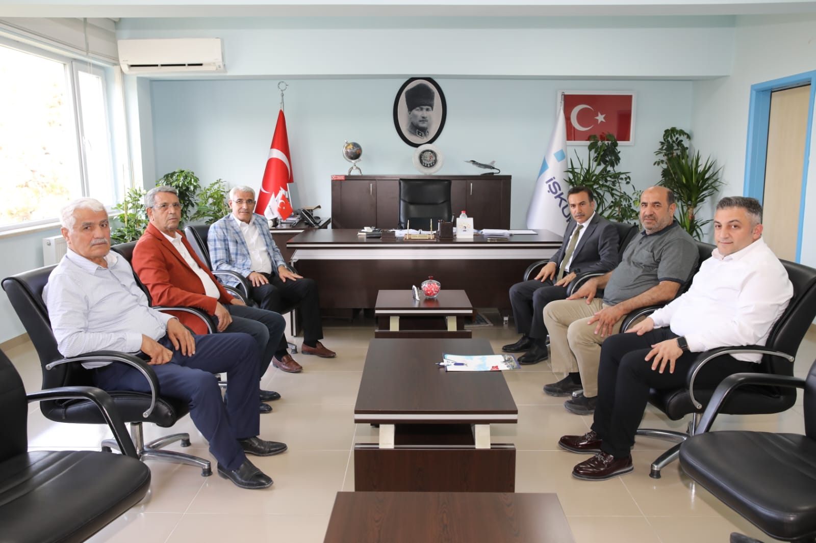 Başkan Güder'den İşkur Müdürü Akköse'ye Hayırlı Olsun Ziyareti