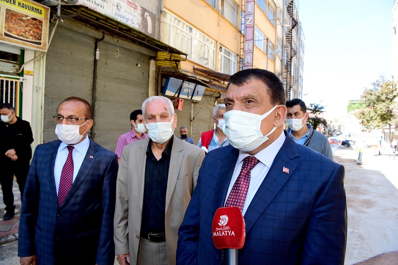 Başkan Gürkan altyapı çalışmalarını inceledi