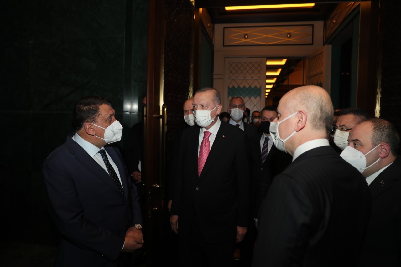 Başkan Gürkan Cumhurbaşkanı İle Görüştü