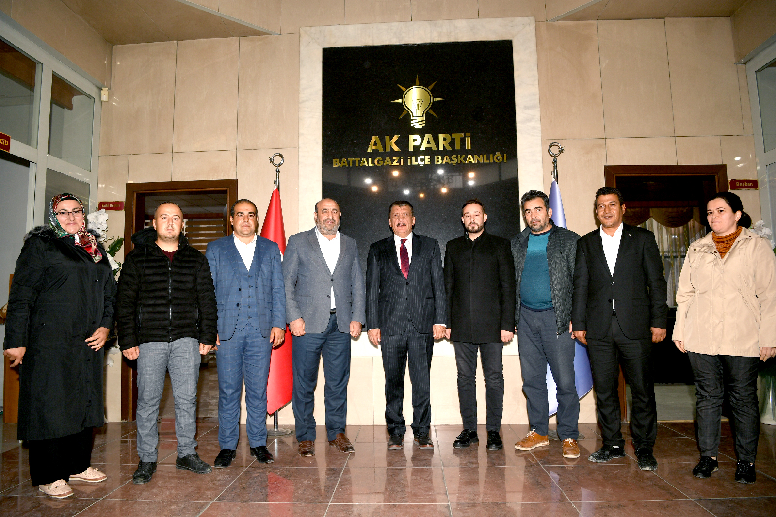 Başkan Gürkan'dan Ak Parti Battalgazi Teşkilatına Ziyaret