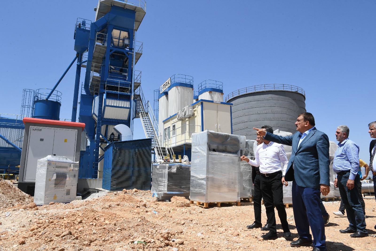 Başkan Gürkan’dan Asfalt Üretim Tesisine Ziyaret