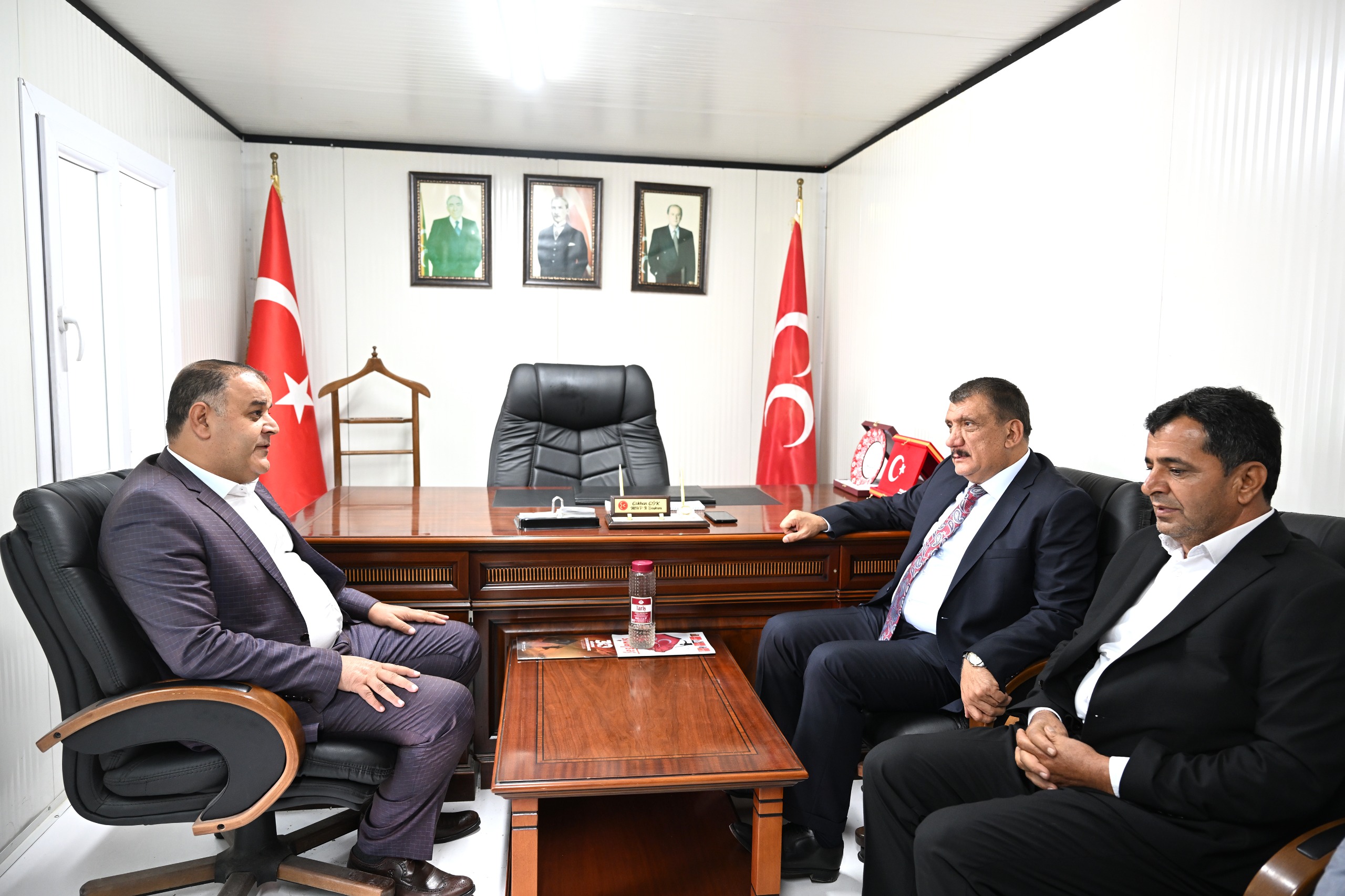 Başkan Gürkan'dan Başkan Gök'e Hayırlı Olsun Ziyareti