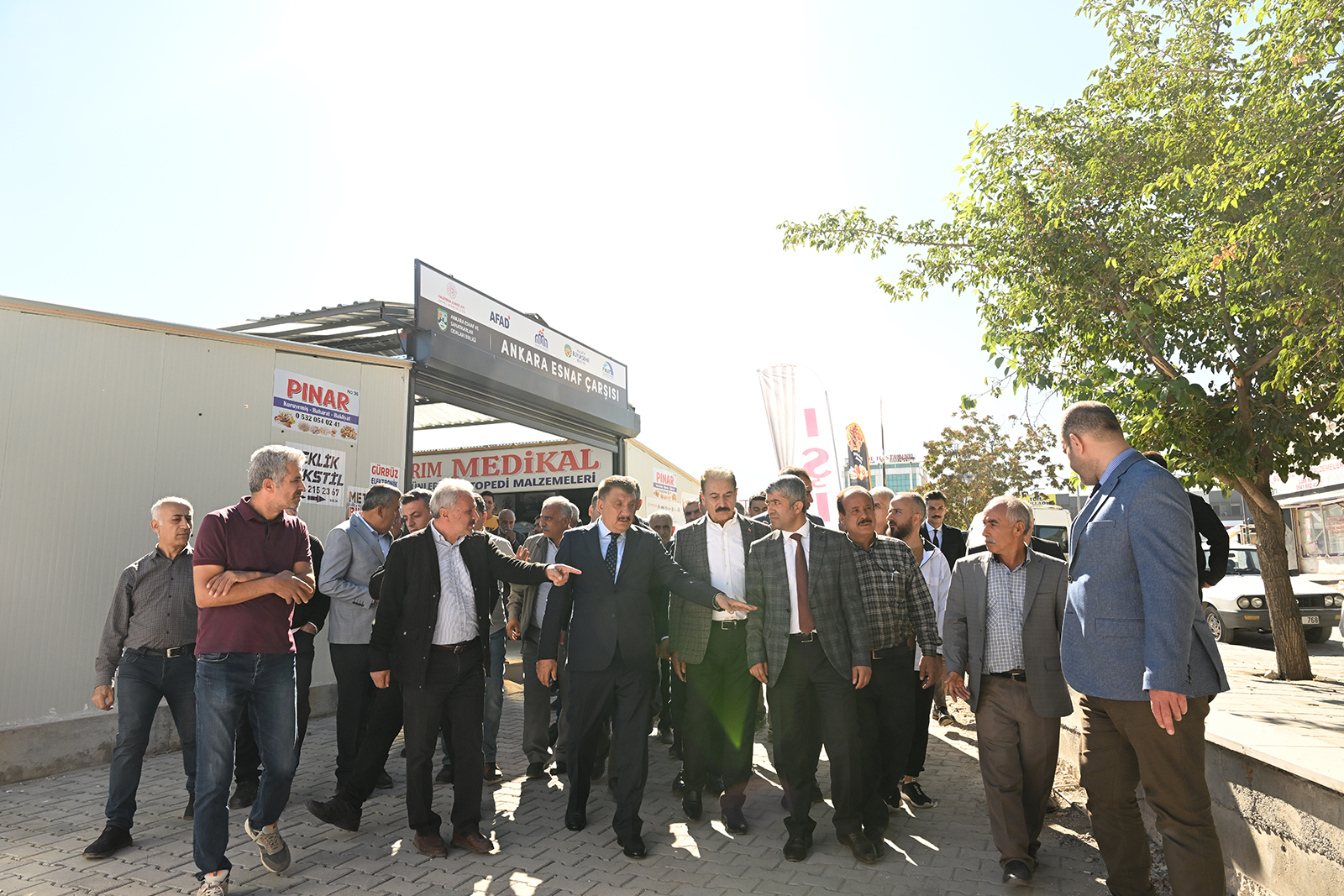 Başkan Gürkan'dan Esnaflar Ziyaret