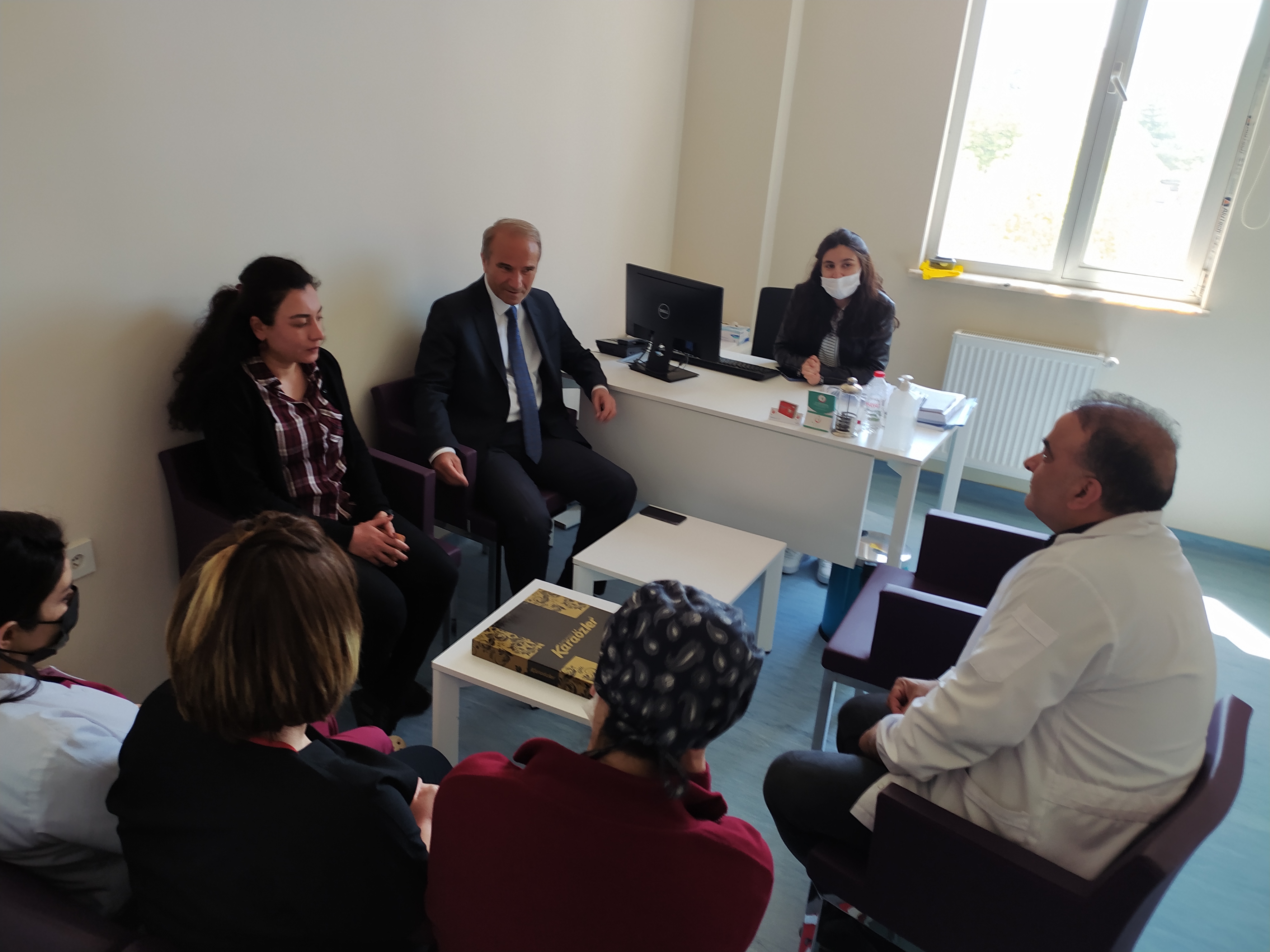 Başkan Kızıltaş'tan Sağlık Çalışanlarına Ziyaret