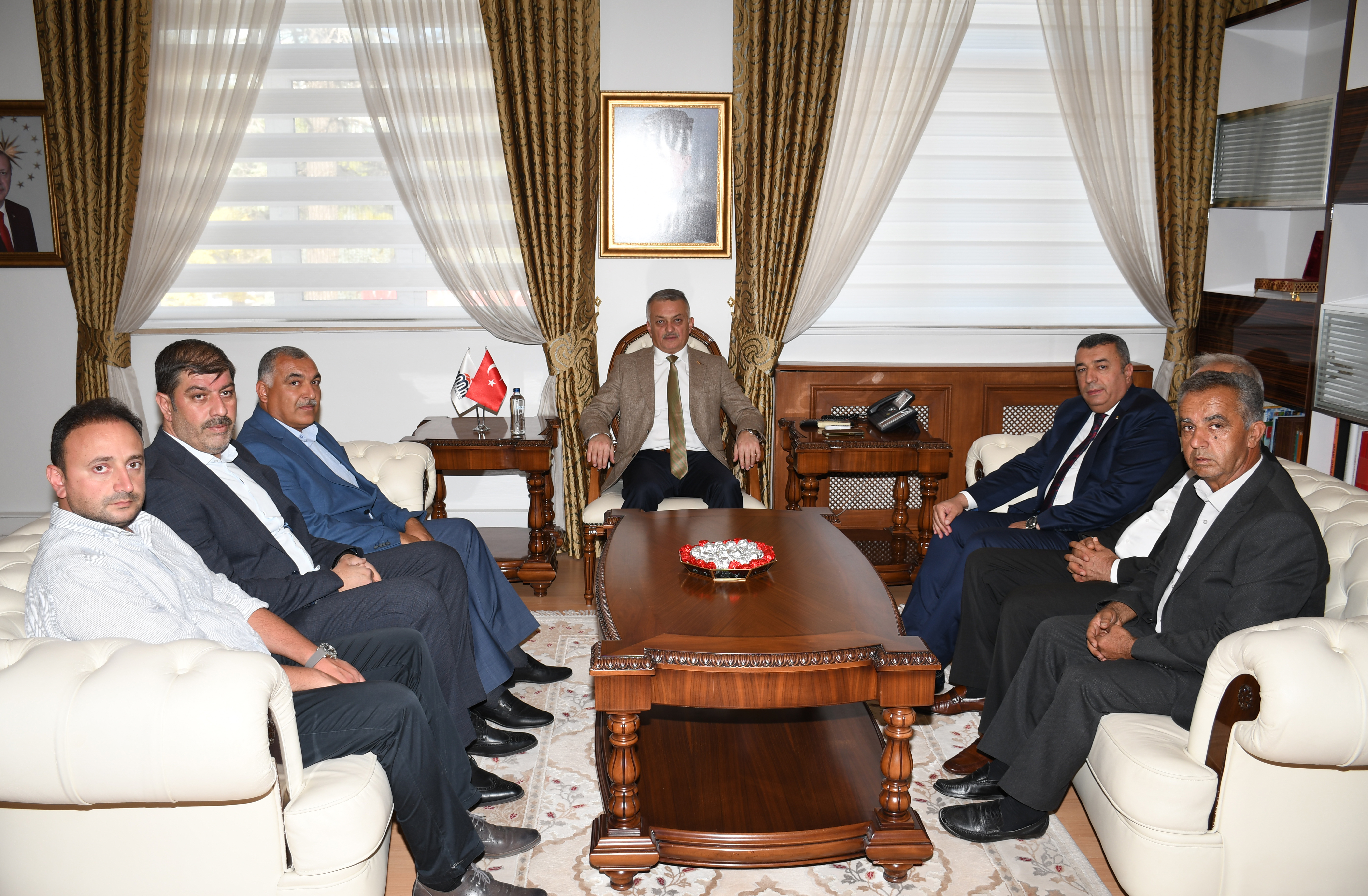 Başkan Özcan'dan Vali Yazıcı'ya Ziyaret