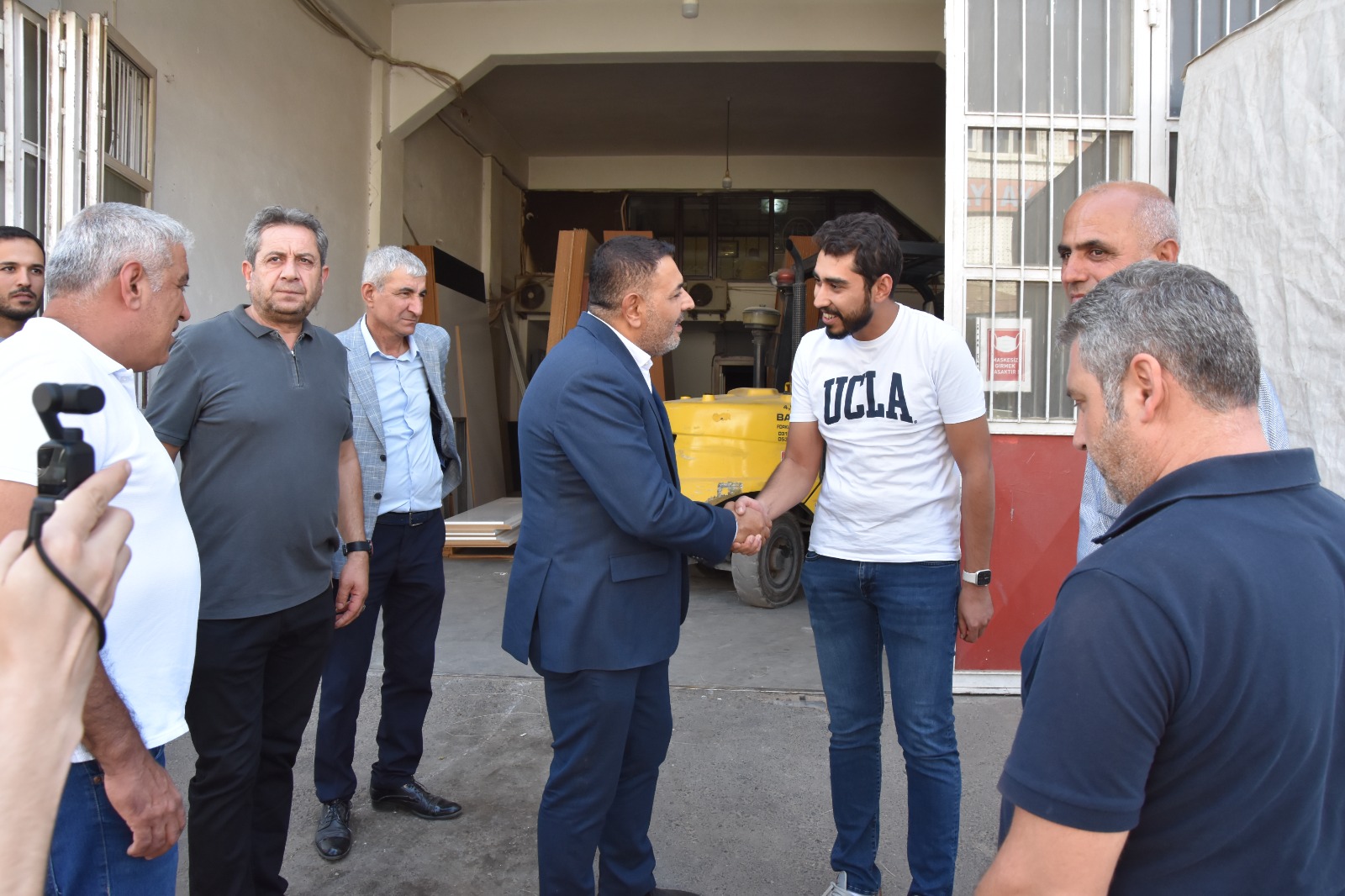 Başkan Sadıkoğlu Sanayi Esnafını Ziyaret Etti