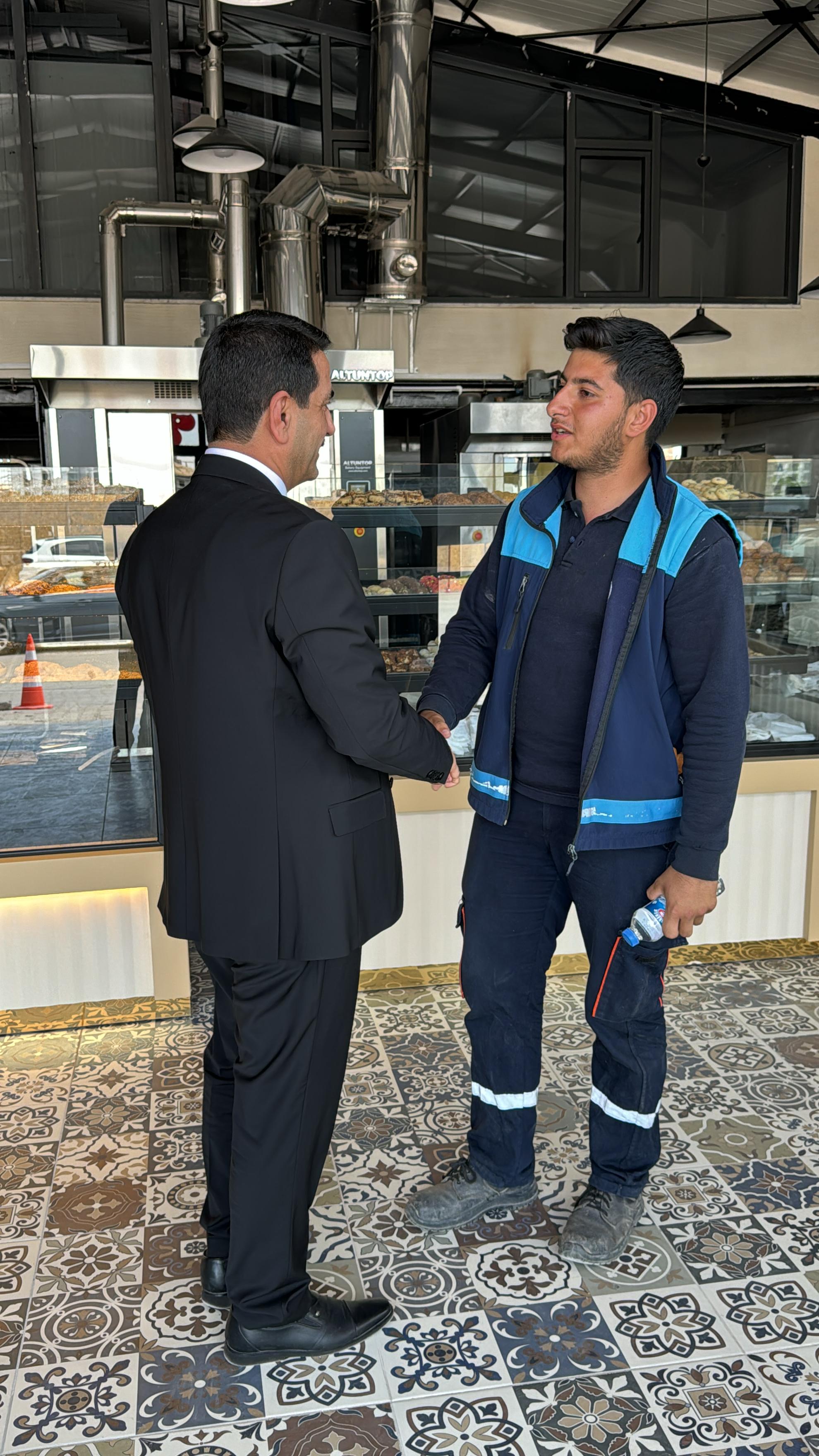 BAŞKAN TAŞKIN’DAN ESNAF ZİYARETİ