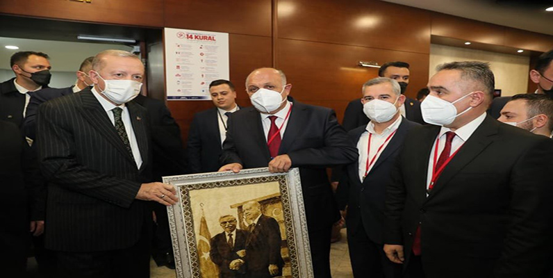 Başkan Zelyurt'un Cumhurbaşkanı Erdoğan ile "Doğanşehir" sohbeti