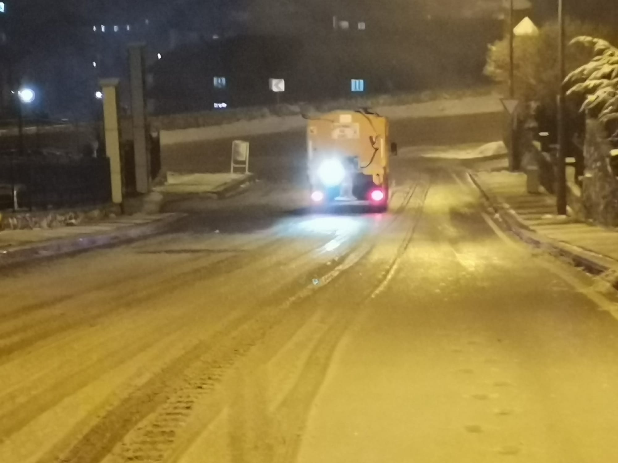 BATTALGAZİ BELEDİYESİ KARLA MÜCADELEDE SAHADA