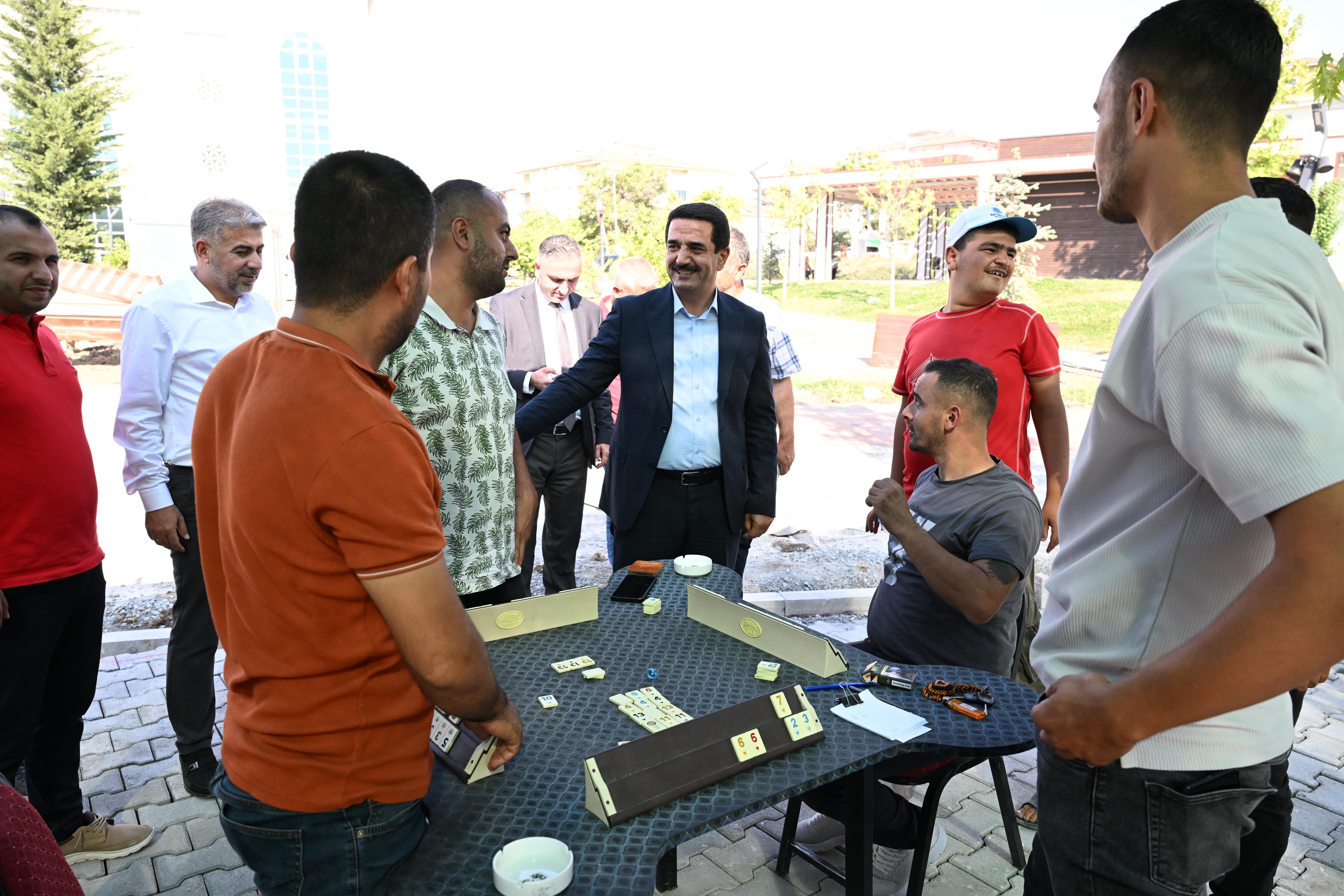 Battalgazi Belediyesi’nden Millet Bahçesi Esnafına Destek