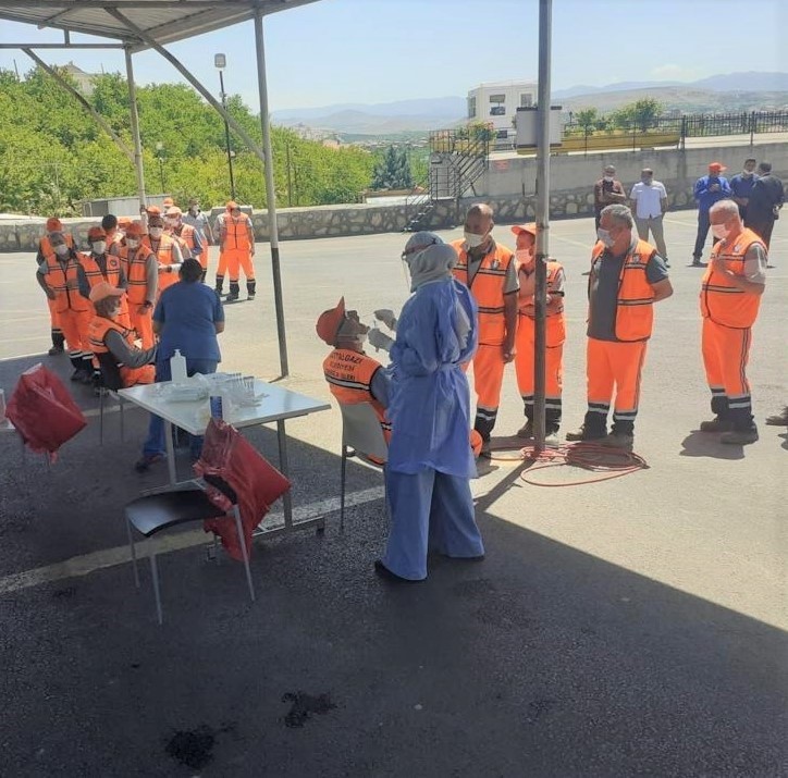 Battalgazi’de belediye personeline korona virüs testi yapılacak