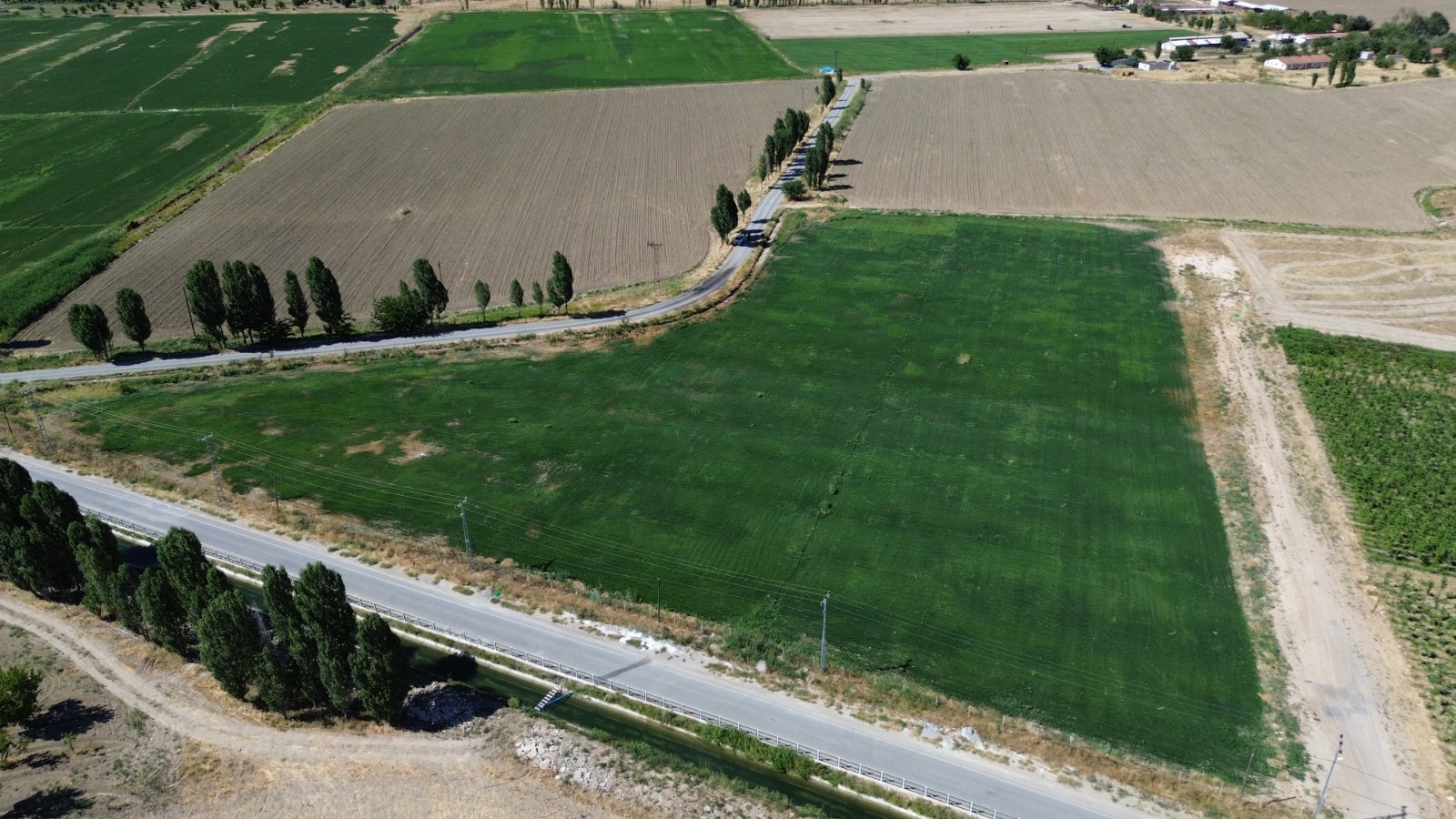 BATTALGAZİ’DE YERLİ ÜRETİMLE YEŞİL ALAN SEFERBERLİĞİ