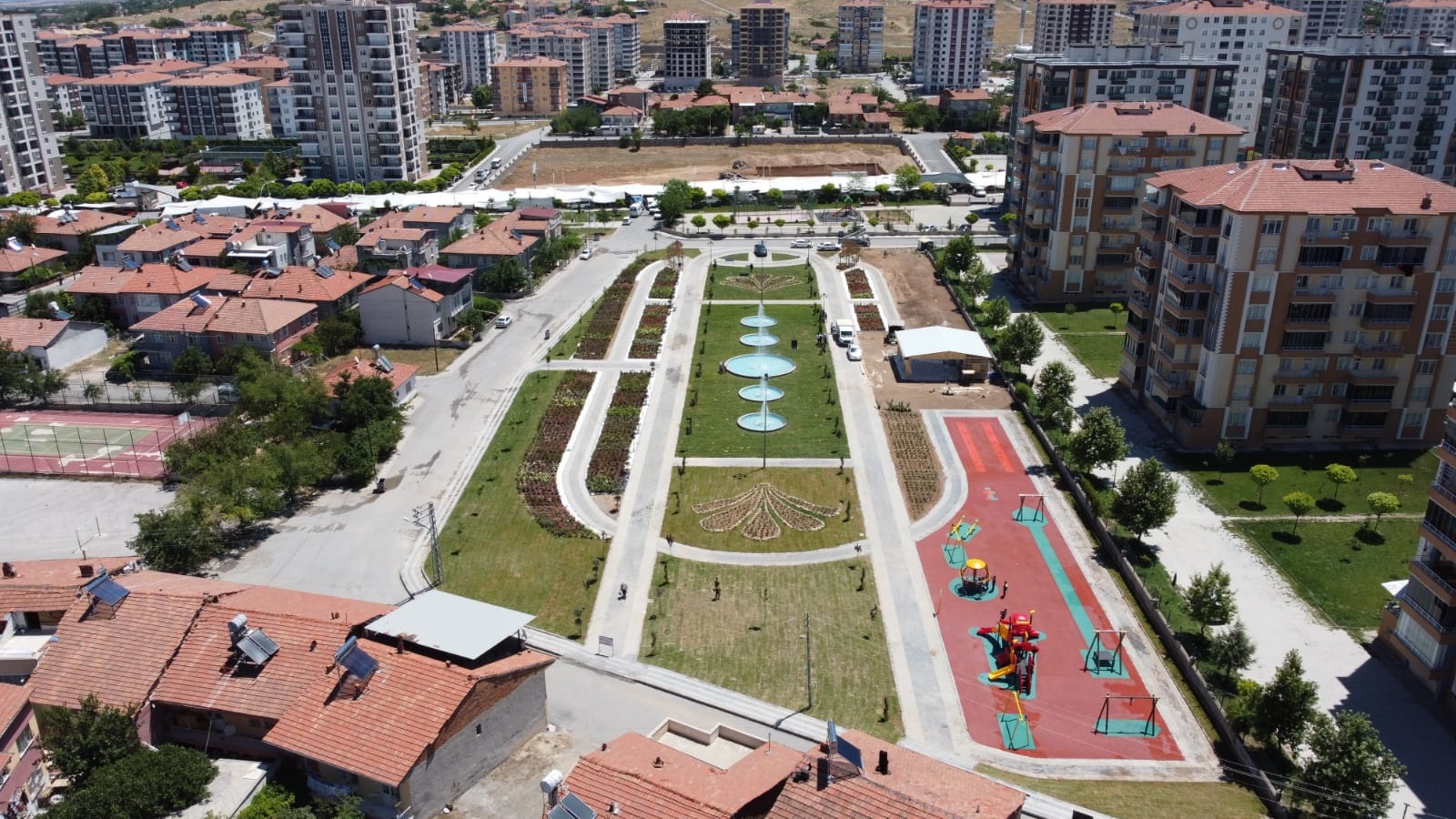 Battalgazi’deki Gül Bahçesinde Sona Yaklaşıldı