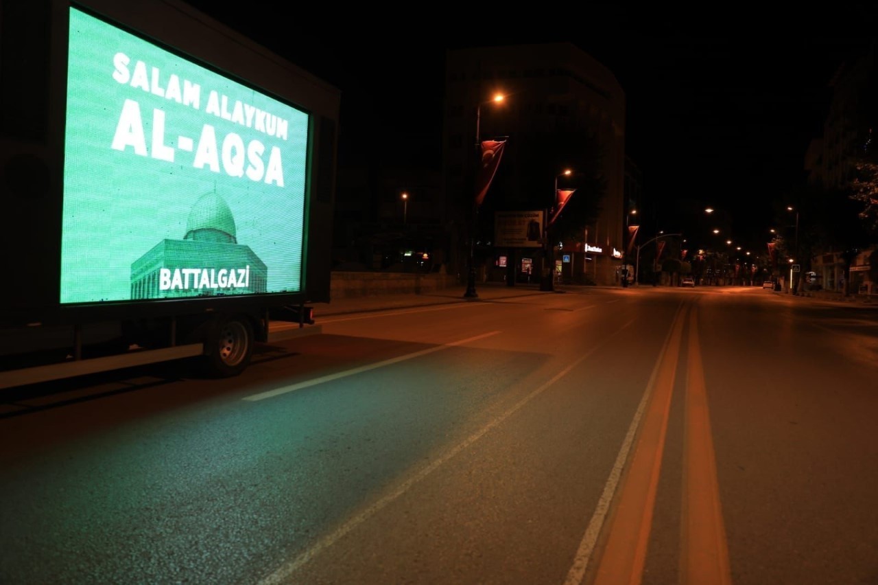 Battalgazi’den Filistin’e selamlı destek