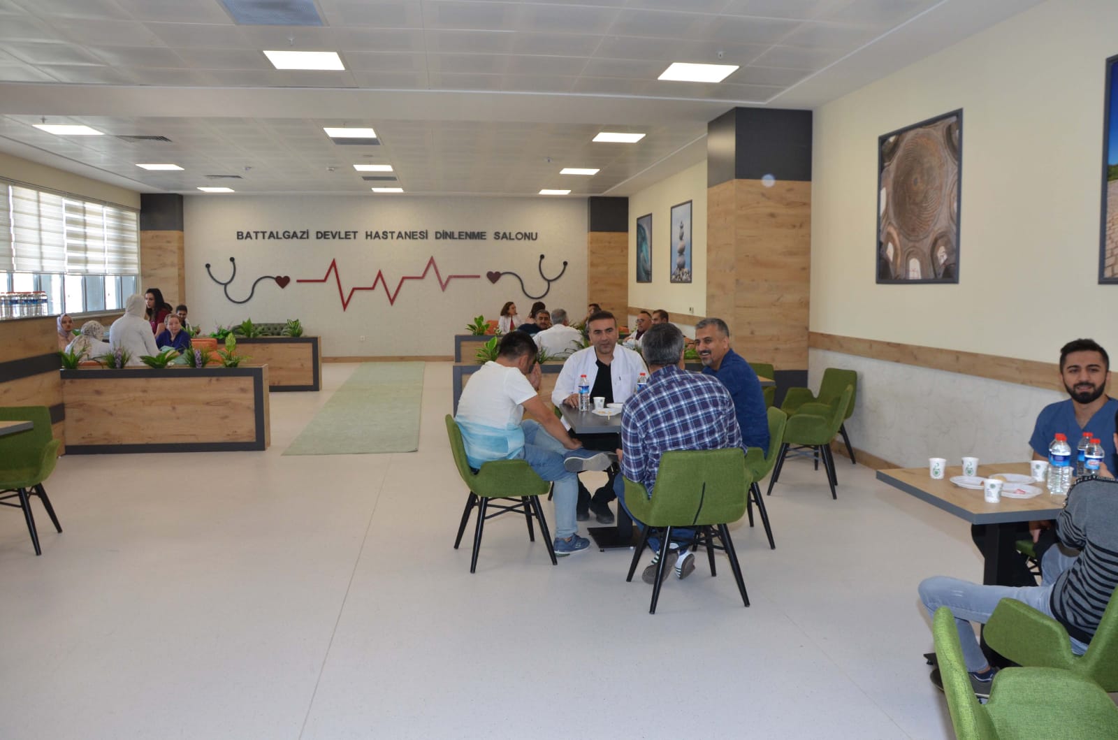 Battalgazi Devlet Hastanesinde Hekimler İçin Sosyal Amaçlı Salon Oluşturuldu