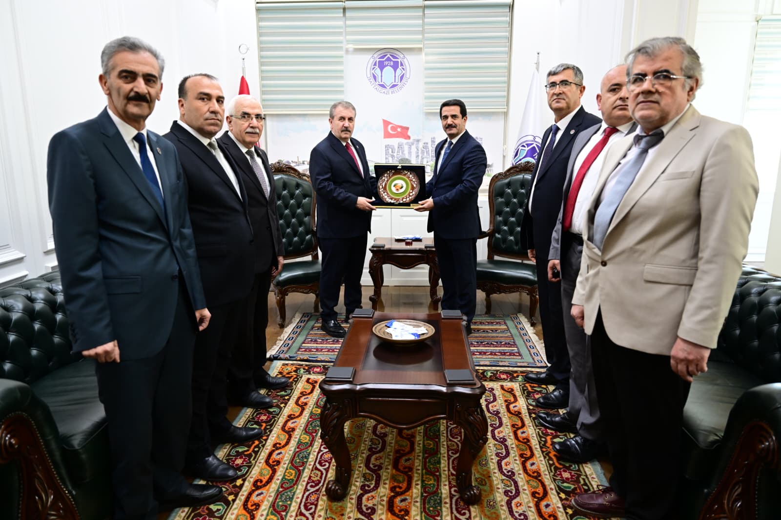 BBP Genel Başkanı Mustafa Destici’den Başkan Taşkın’a Ziyaret