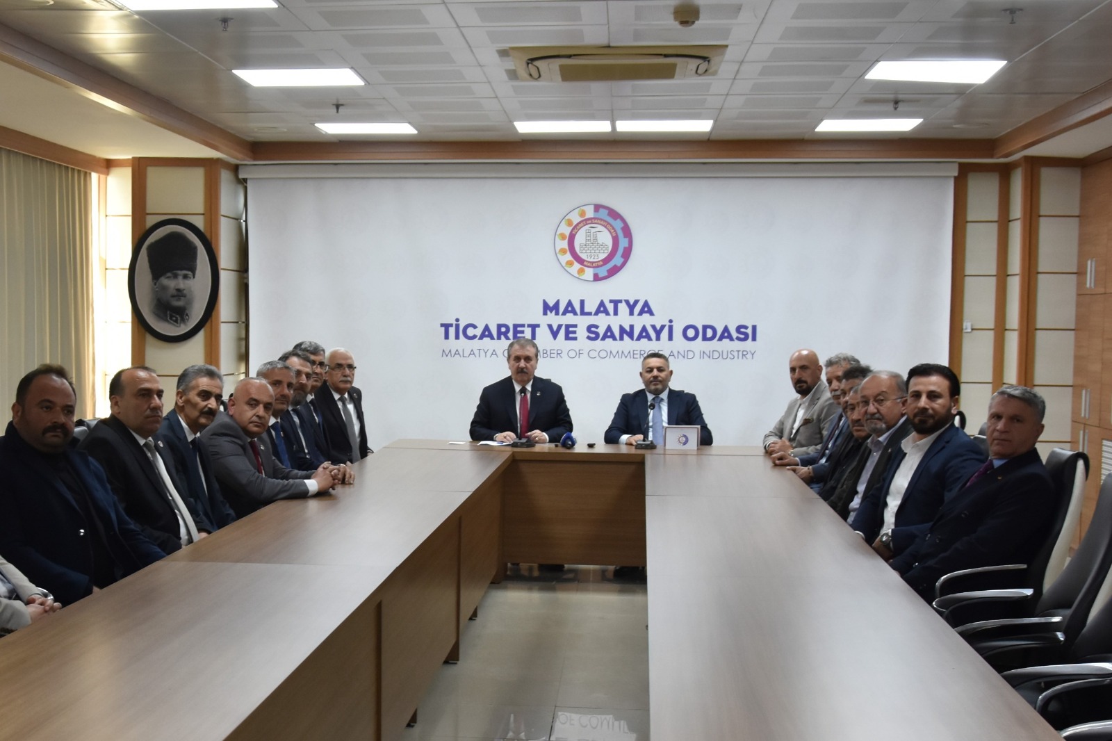 BBP Genel Başkanı Mustafa Destici’den Malatya TSO’ya Ziyaret