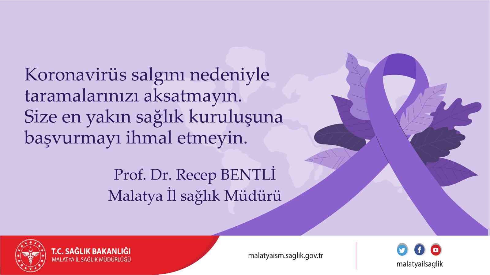 Bentli’den erken teşhis vurgusu