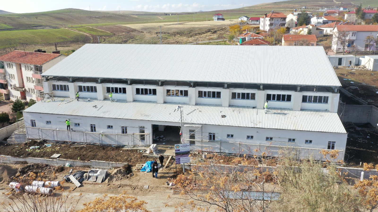 Büyükşehir Belediyesi'nden Arguvan'a 500 Kişilik Spor Salonu