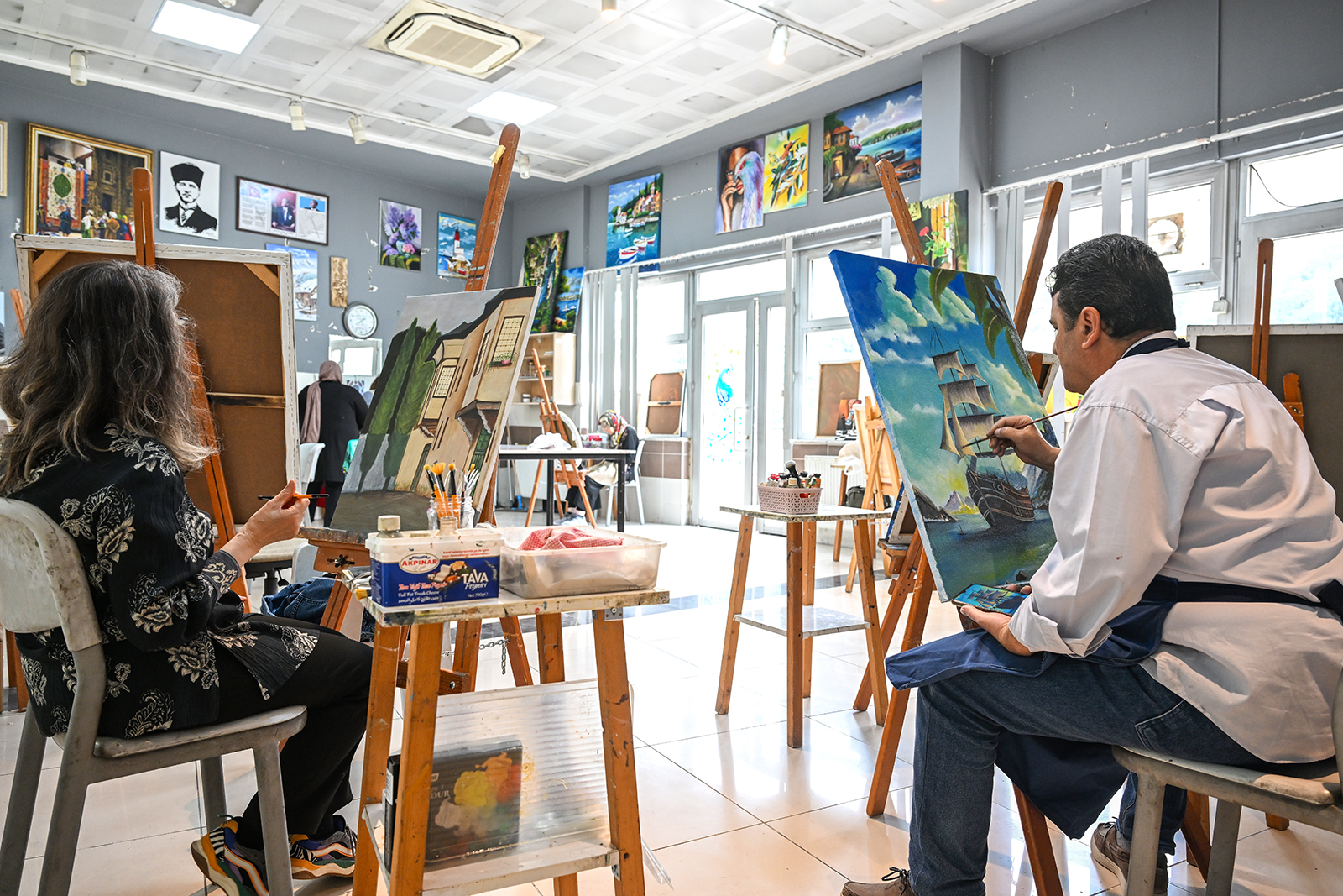 Büyükşehir Belediyesi Sanat Kurslarına Yoğun İlgi