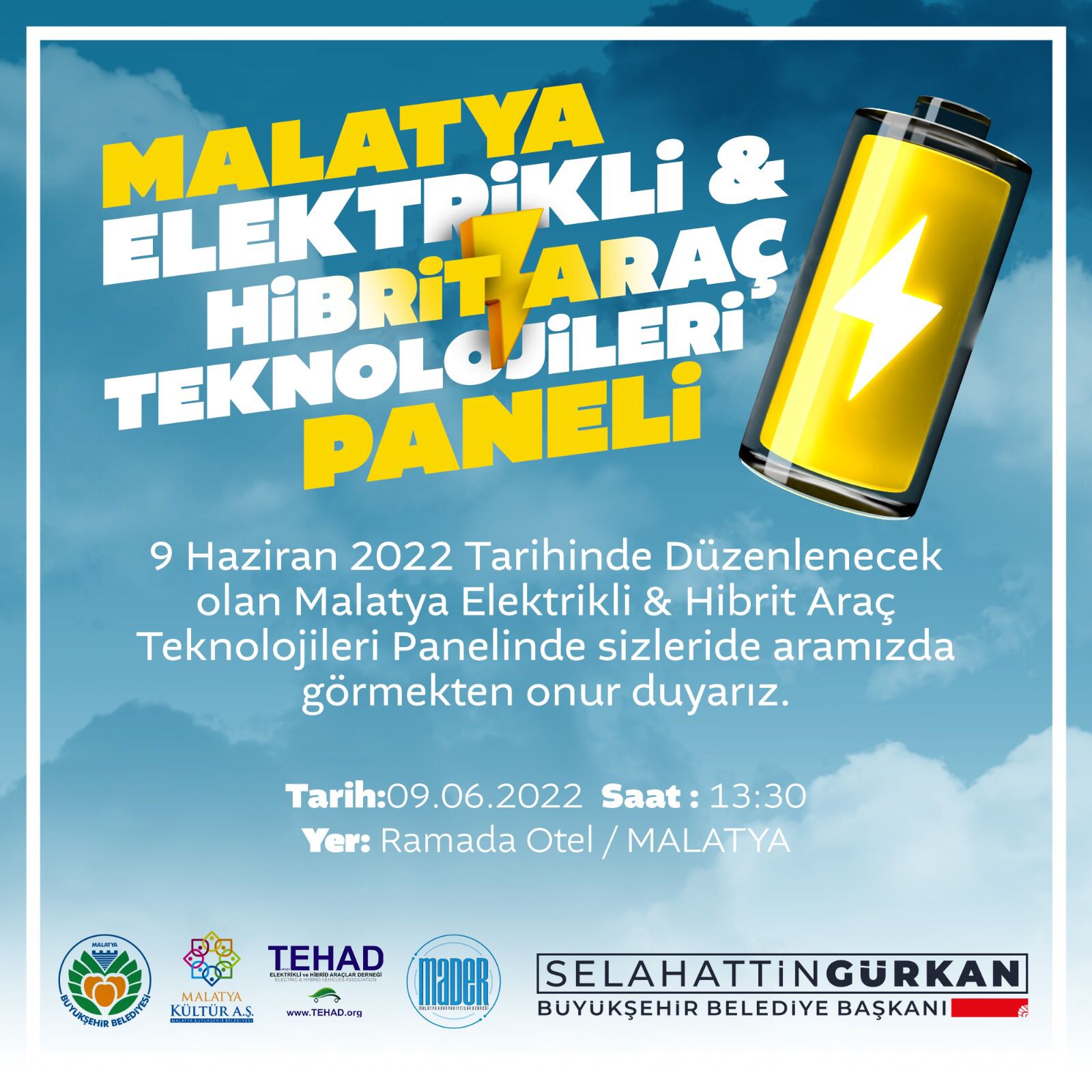 Büyükşehir Belediyesinden Elektrikli ve Hibrit Araç Teknolojileri Paneli