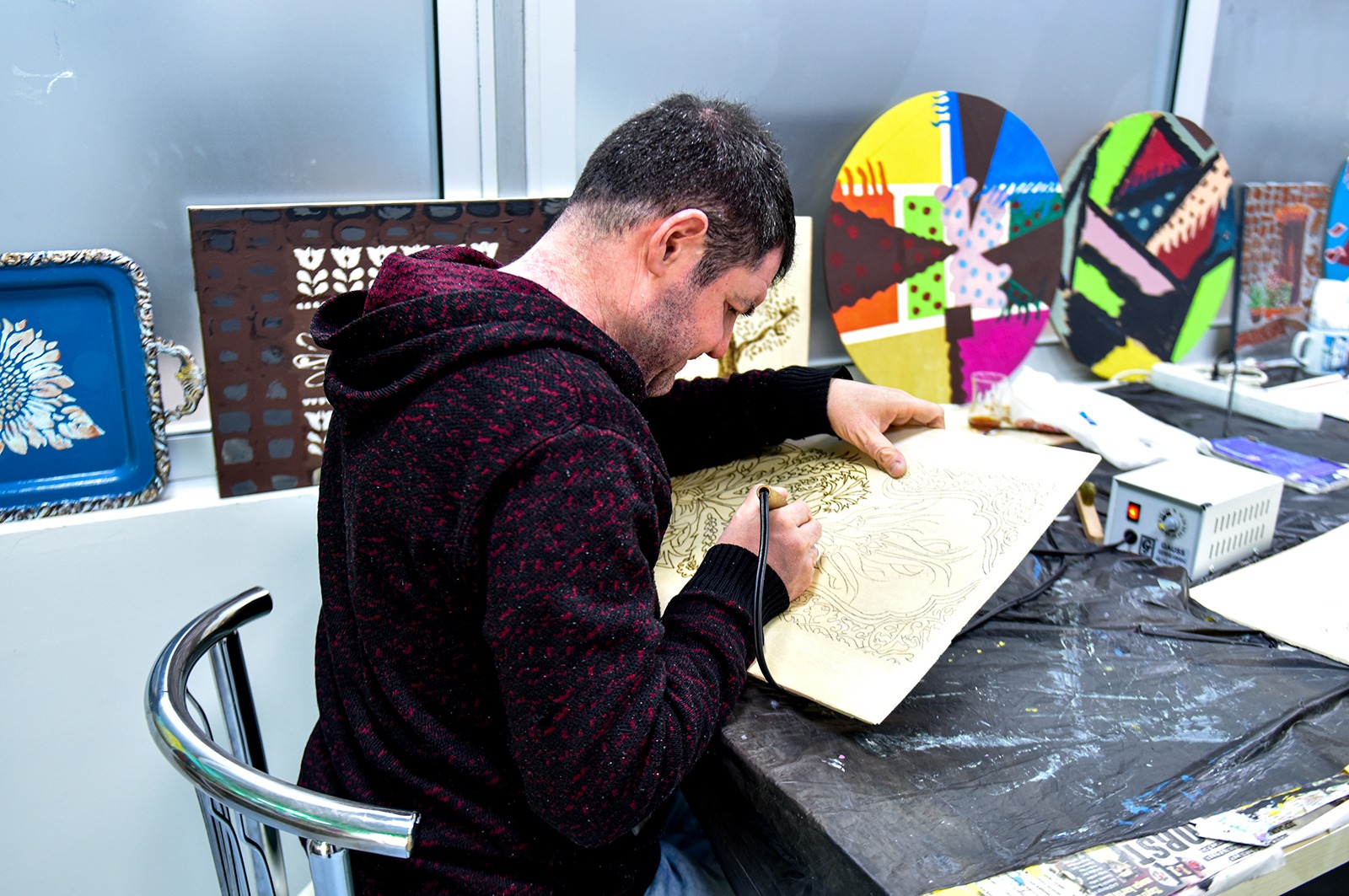 BÜYÜKŞEHİR BELEDİYESİNDEN ENGELLİ BİREYLERE YÖNELİK RESİM KURSU