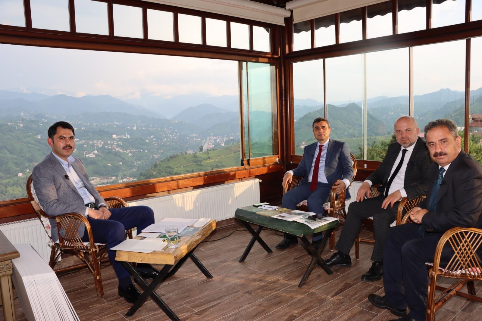 ÇEVRE VE ŞEHİRCİLİK BAKANI KURUM ANADOLU SORUYOR’UN KONUĞU OLDU