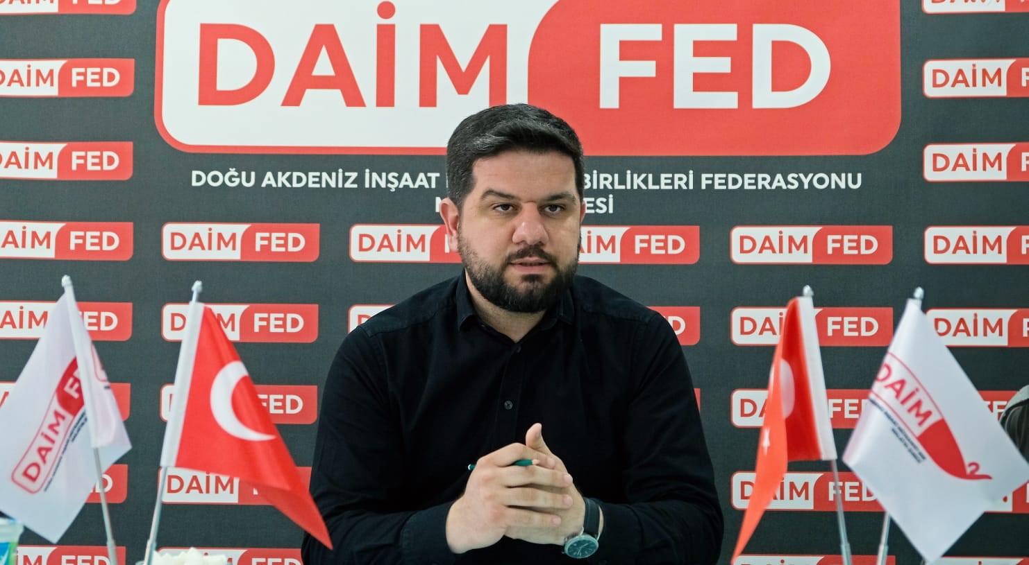 DAİMFED Malatya Şube Başkanı Esen:  "İstanbul'daki teşvikler Malatya'ya da uygulanmalı"