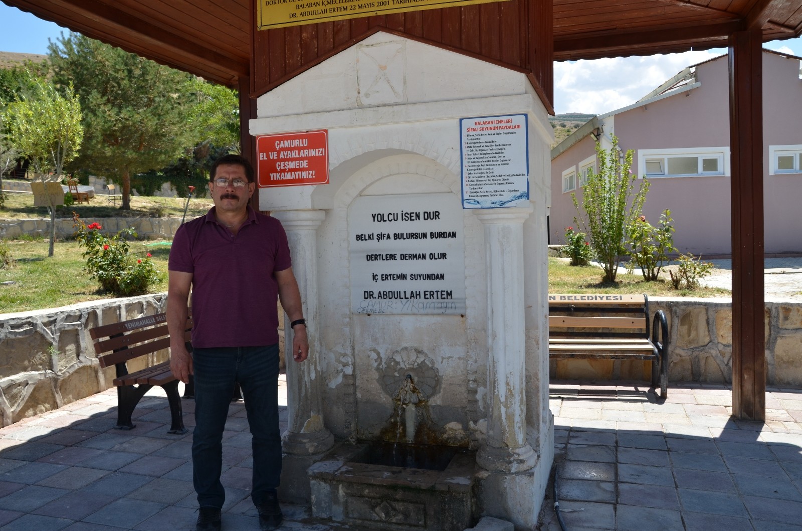 Darende Balaban İçmeleri’ne vatandaşlardan yoğun ilgi