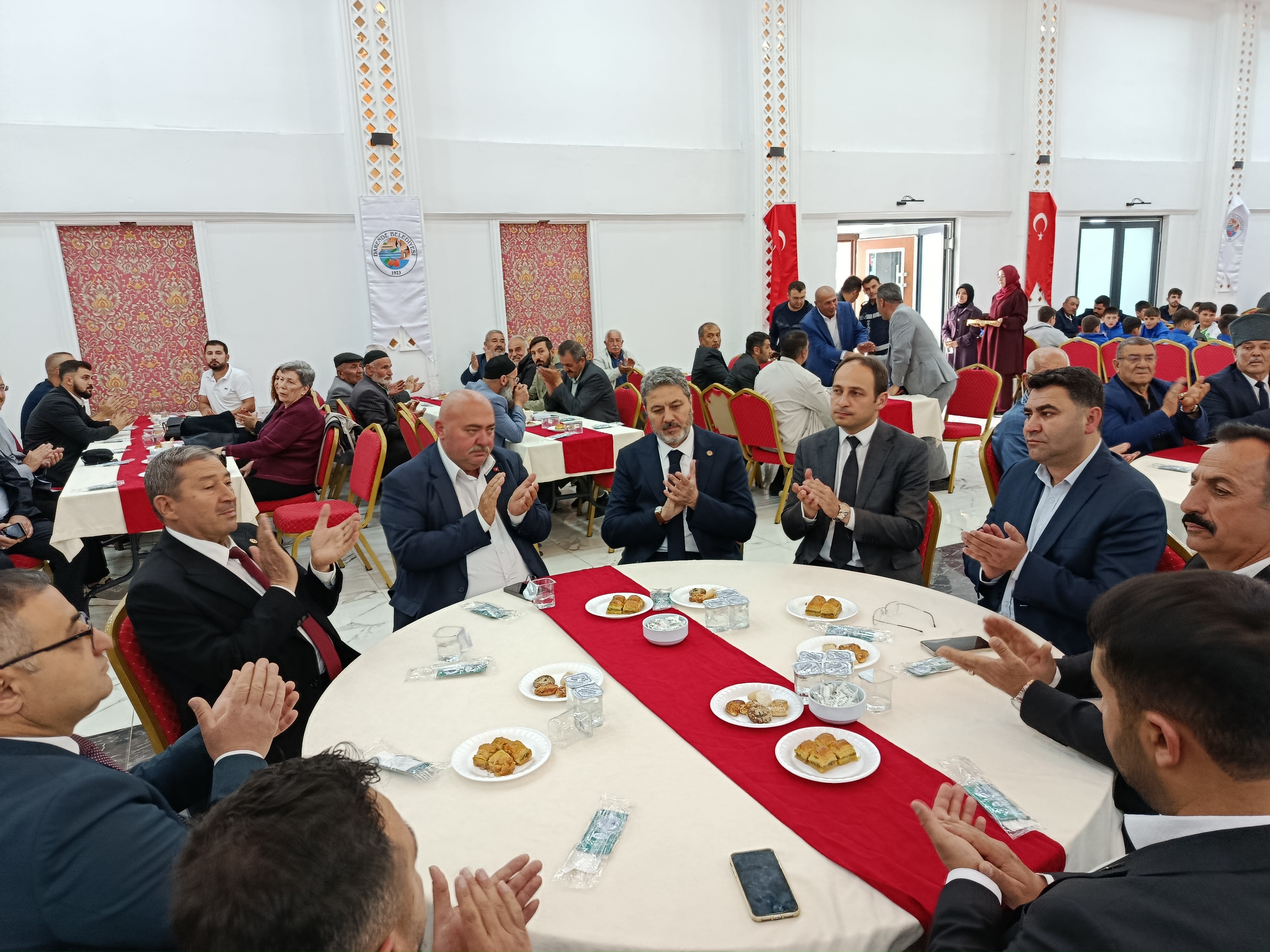 Darende’de Bayramlaşma Programında Birlik Mesajları Verildi