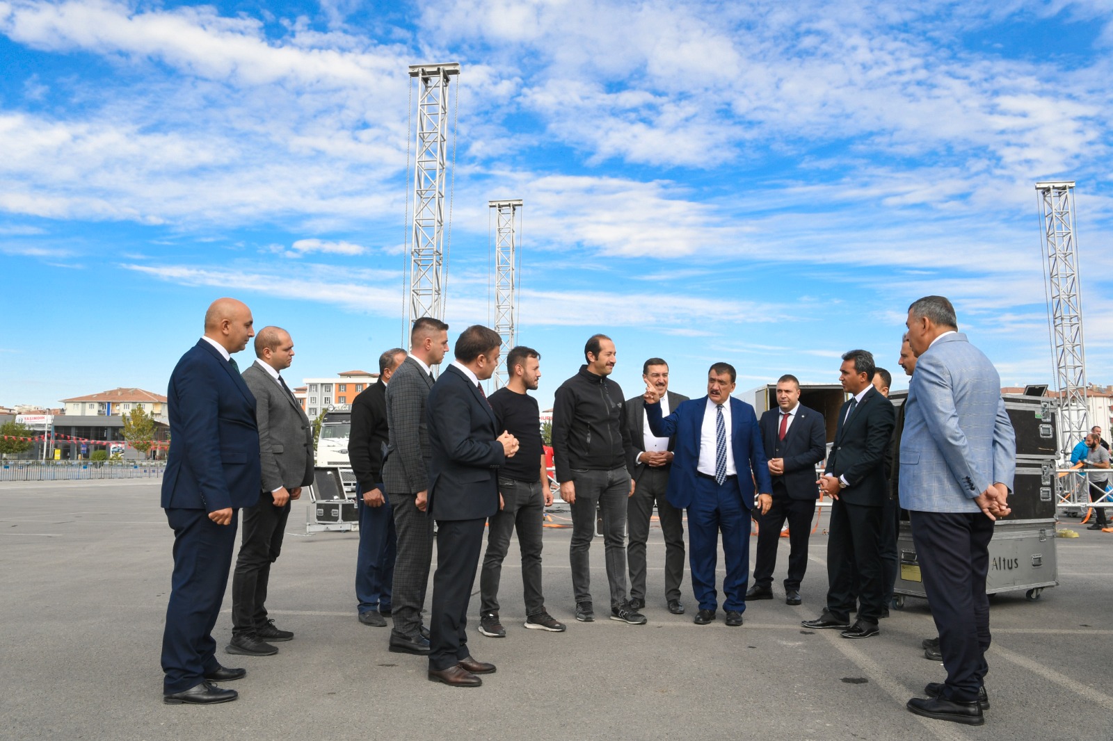 Gürkan Tören Alanında İncelemelerde Bulundu