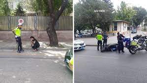 Hakkari Gazeteciler Cemiyeti Başkanına TBMM Önünde Motosiklet Çarptı