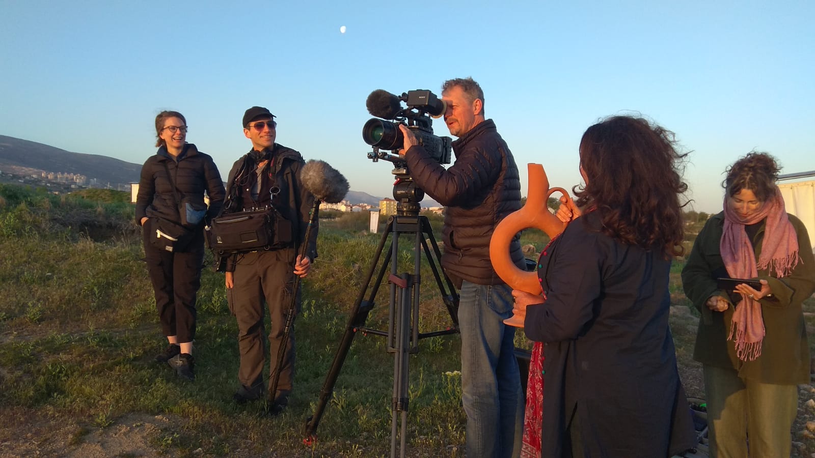İngiliz Tarihçi Arslantepe Höyüğünde Belgesel Çekti