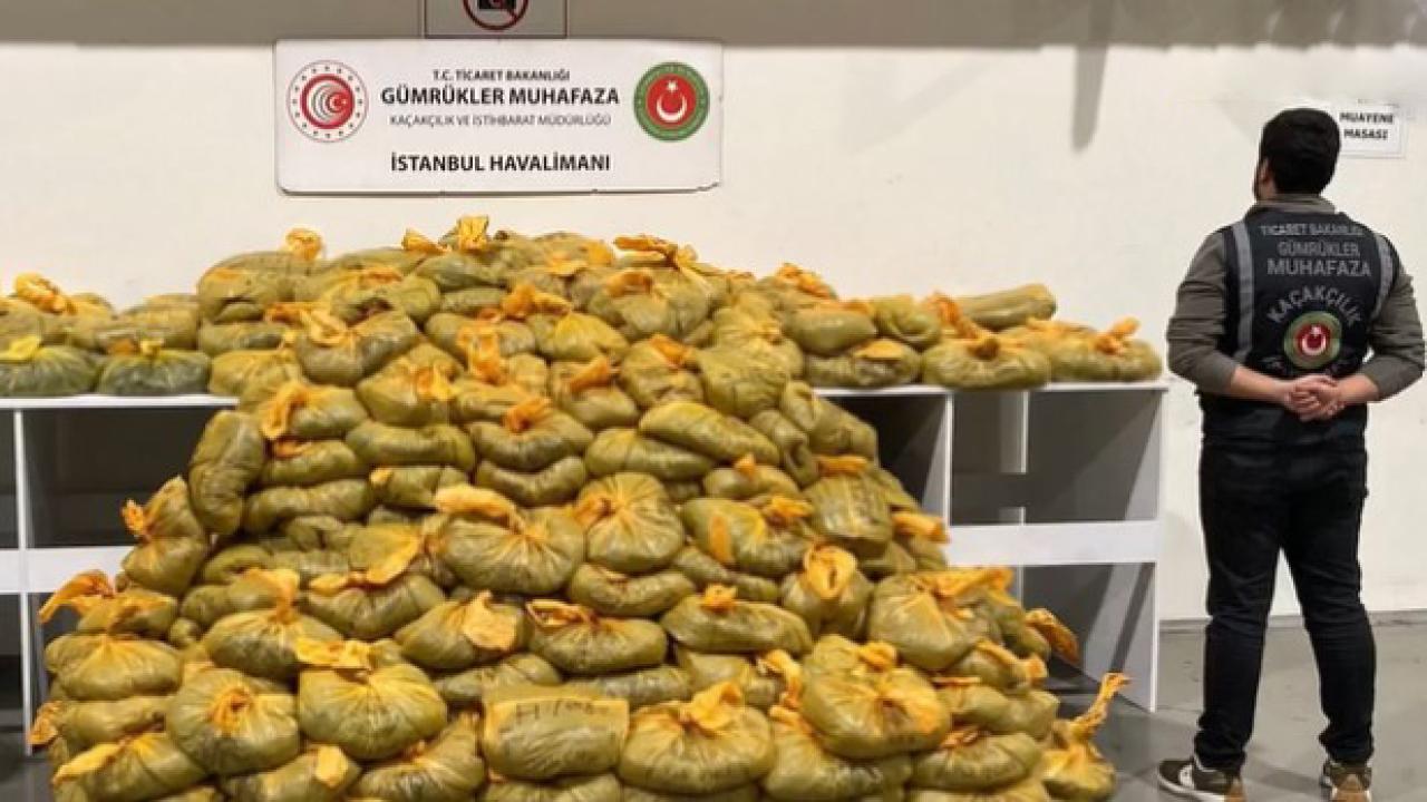 İstanbul Havalimanı’nda 568 Kilogram Uyuşturucu Ele Geçirildi