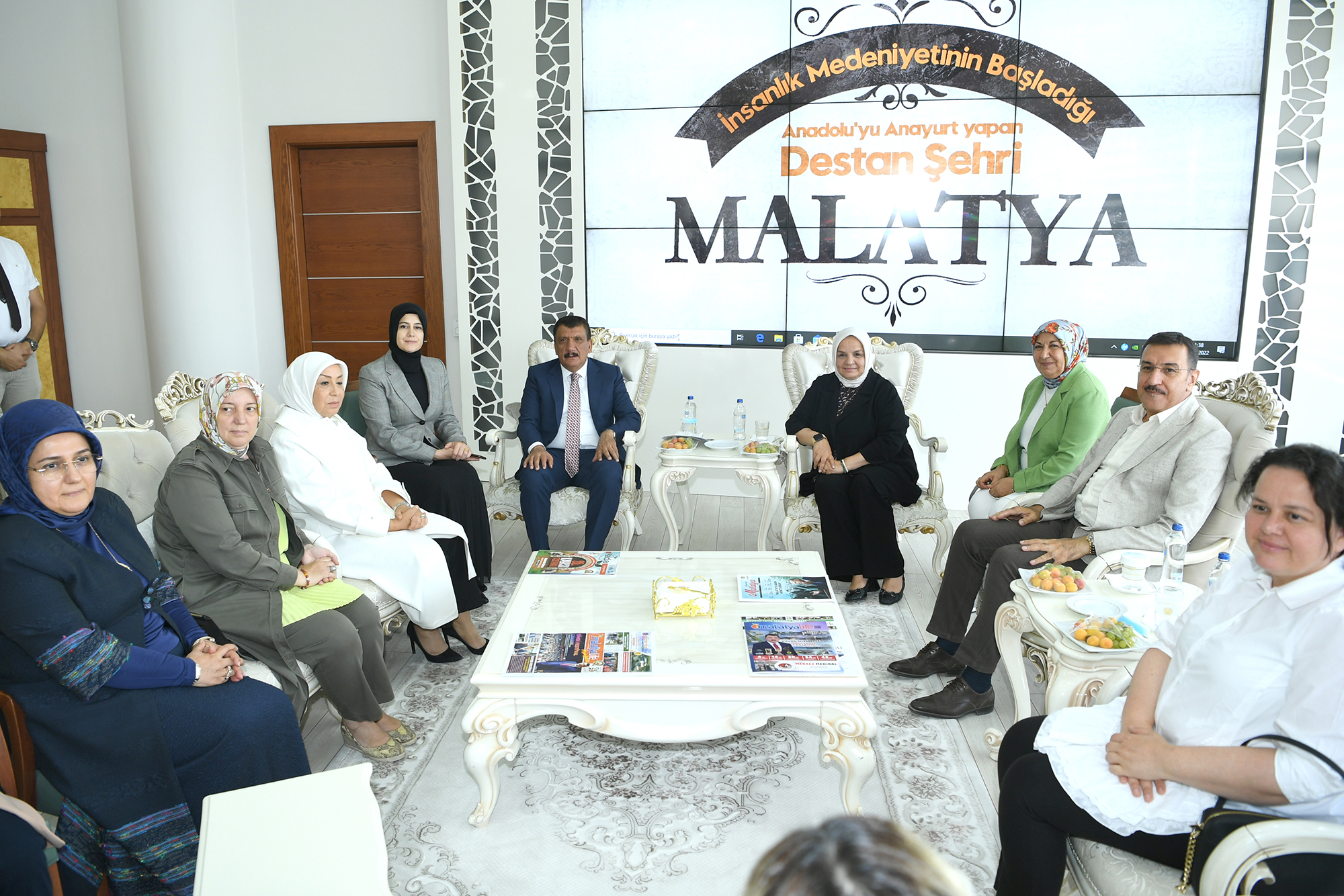 Kadın Kolları Başkanı Keşir'den Başkan Gürkan’a  Ziyaret