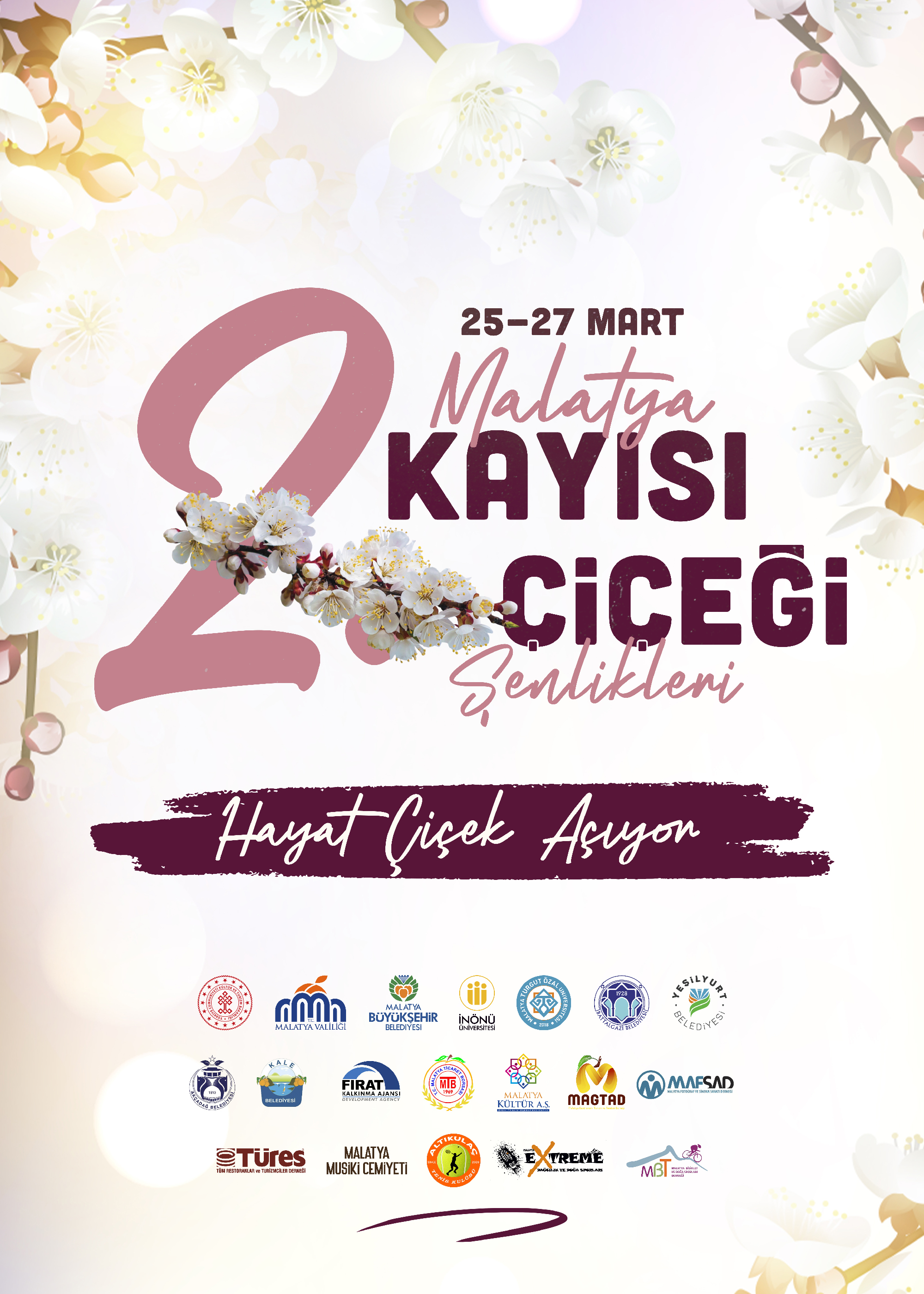 Kayısı Çiçeği Şenlikleri 25-27 Martta