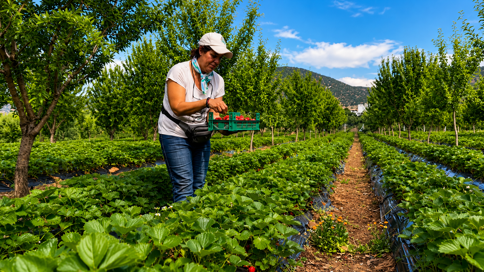 Kayısıya Alternatif Olarak Başladılar, Yılda 6 Ton Çilek Üretiyorlar