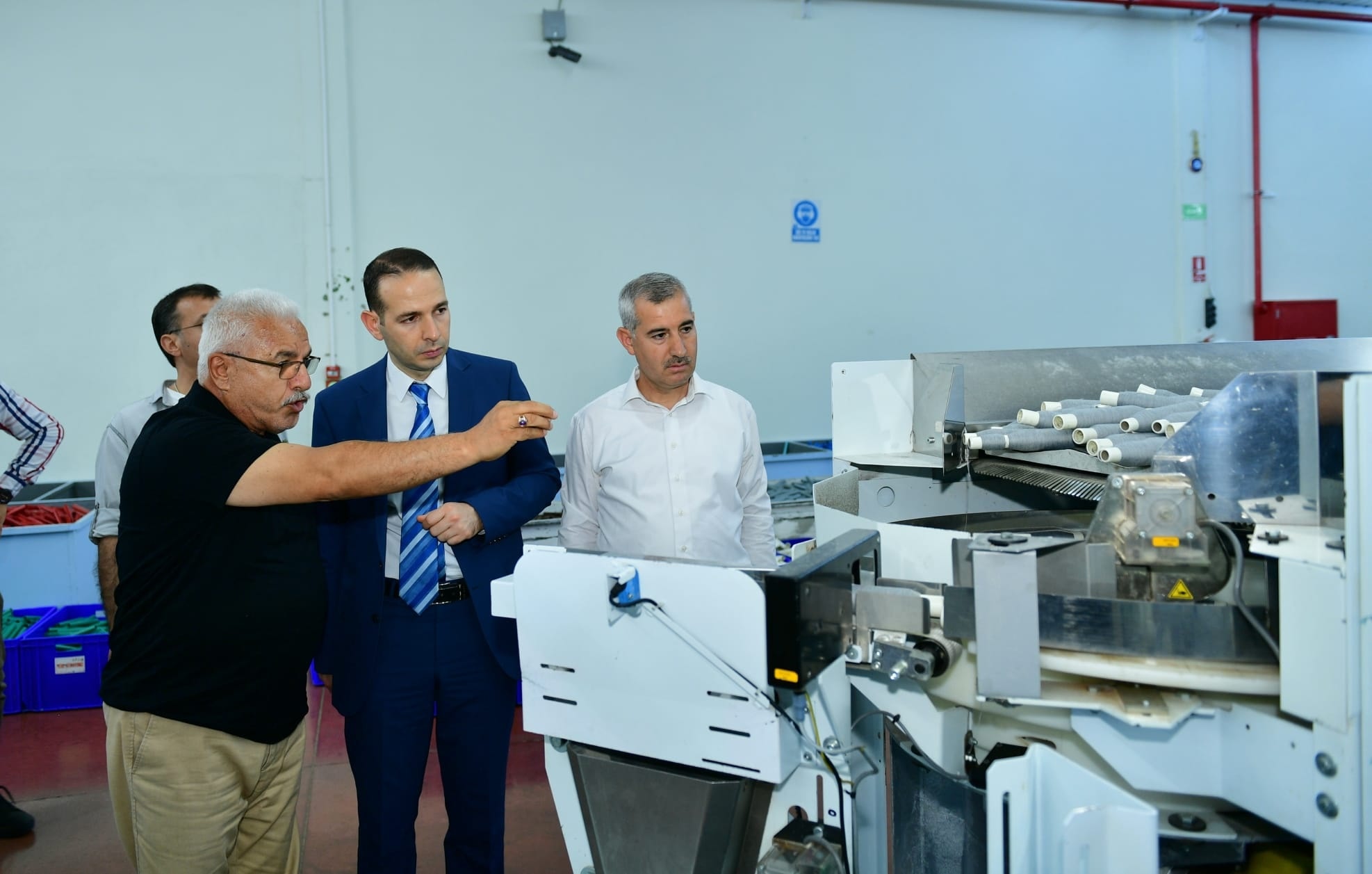 Kaymakam Uğurlu İle Başkan Çınar Organize Sanayi Bölgesini Gezdi